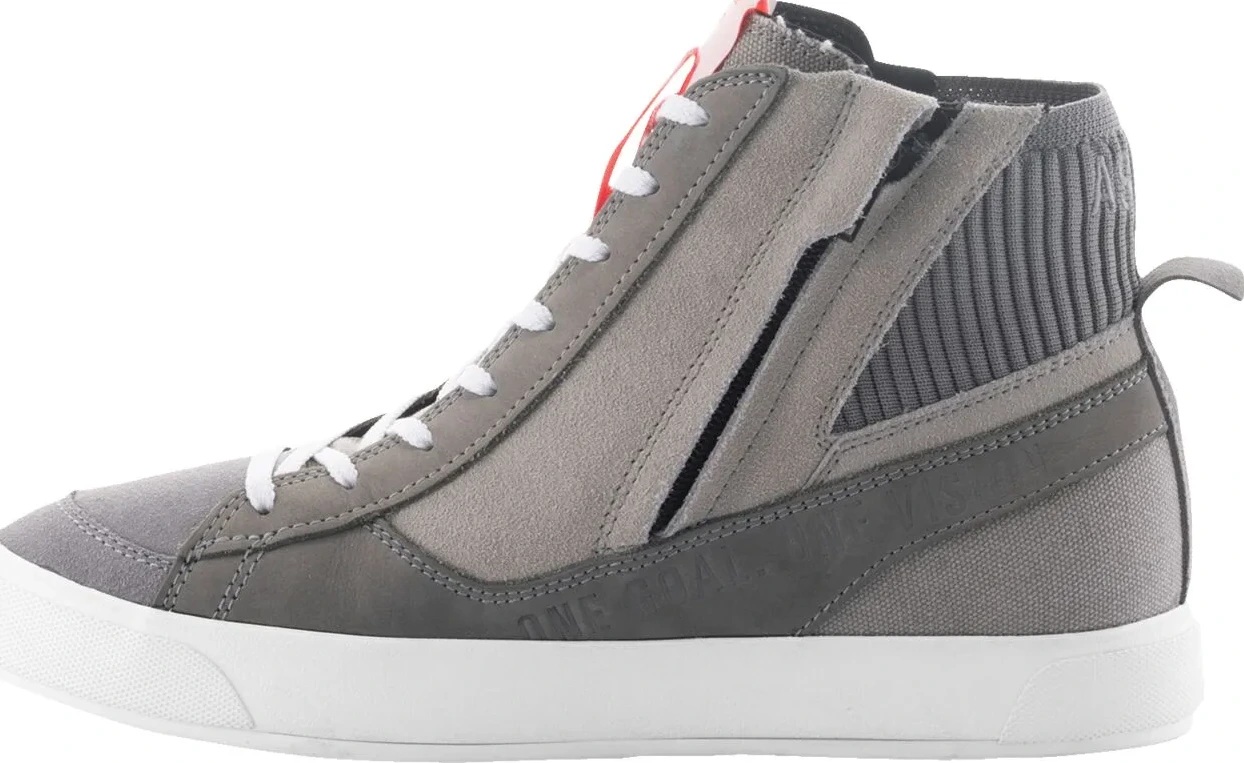 SHOE STATED GRY/RD/WHT 8