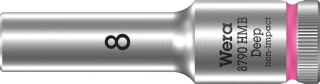 Wera, deep socket size 8mm