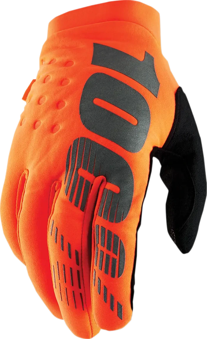 GLOVE YTH BRISK OR/BK XL