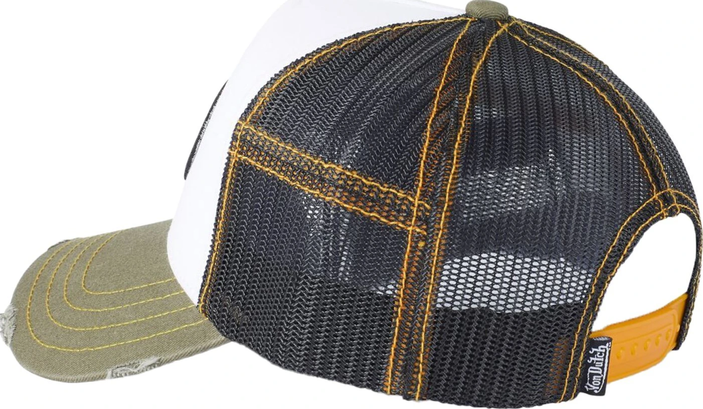 Von Dutch Trucker mesh cap, White, black