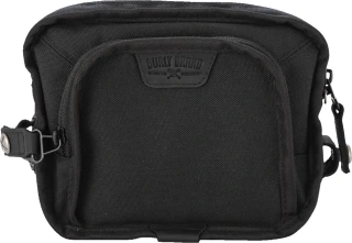 Burly Voyager handlebar bag, black Cordura