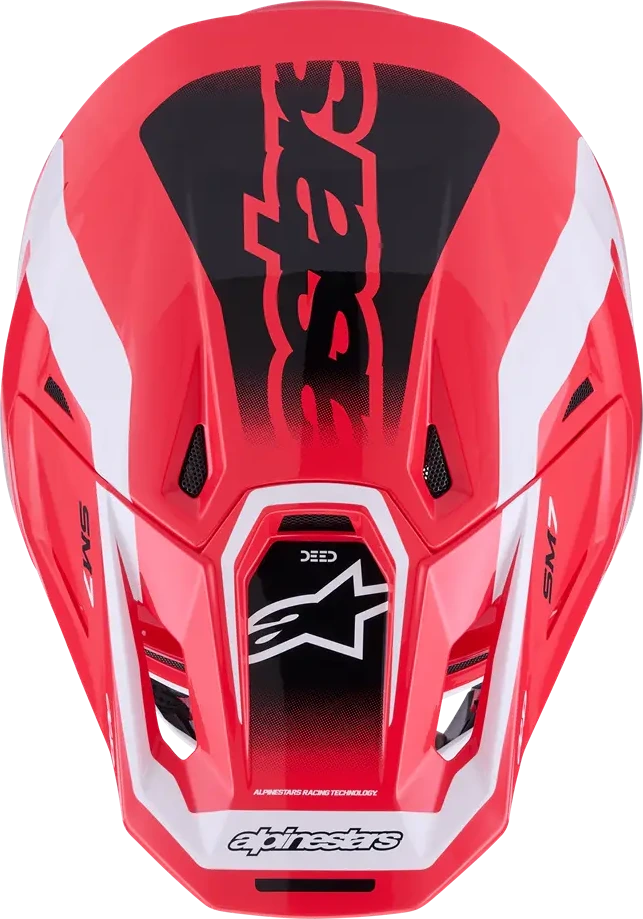 HELMET SM7 DEED RED/BLK/WH XS