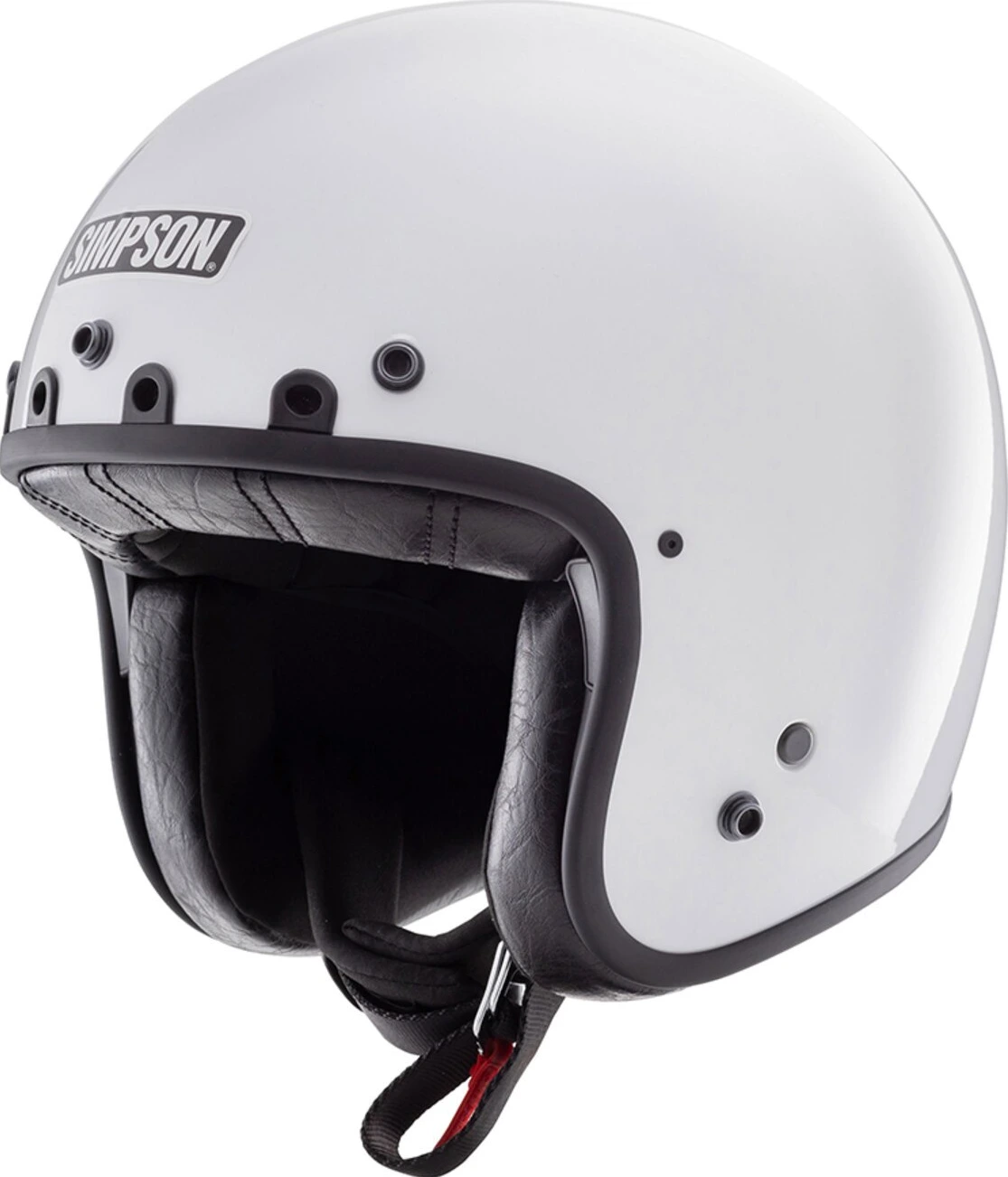 Simpson Chopper helmet white, S, Gloss