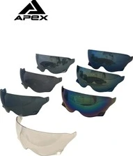 APEX JI100 Sunvisor silver mirror