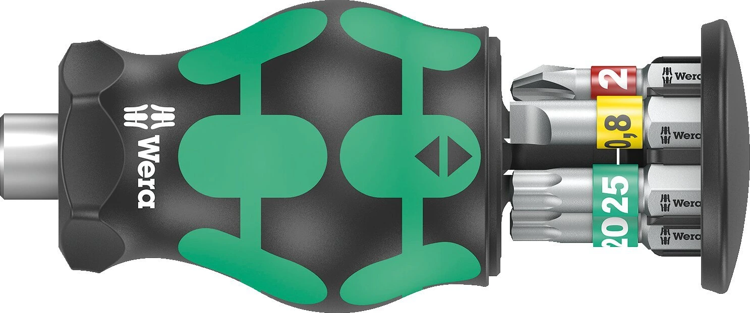 Wera Kraftform Kompakt Stubby magazin, Black