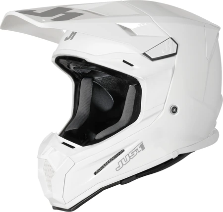 Just1 Helmet J-22 F Solid White Gloss, M
