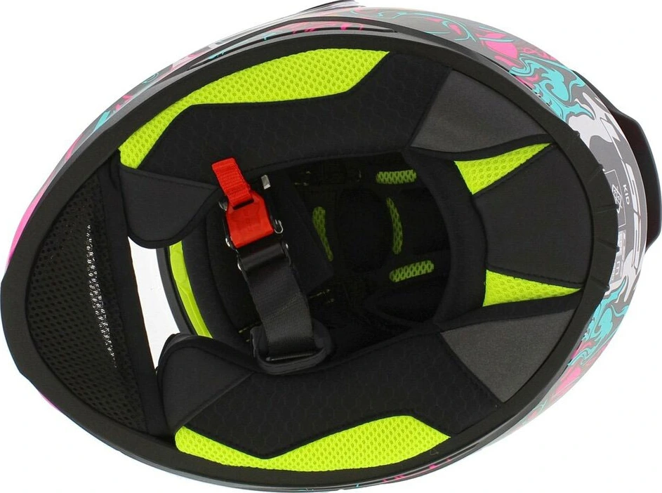 LS2 FF812 KID CYBERG Helmet - Matt Purple Cyan, S