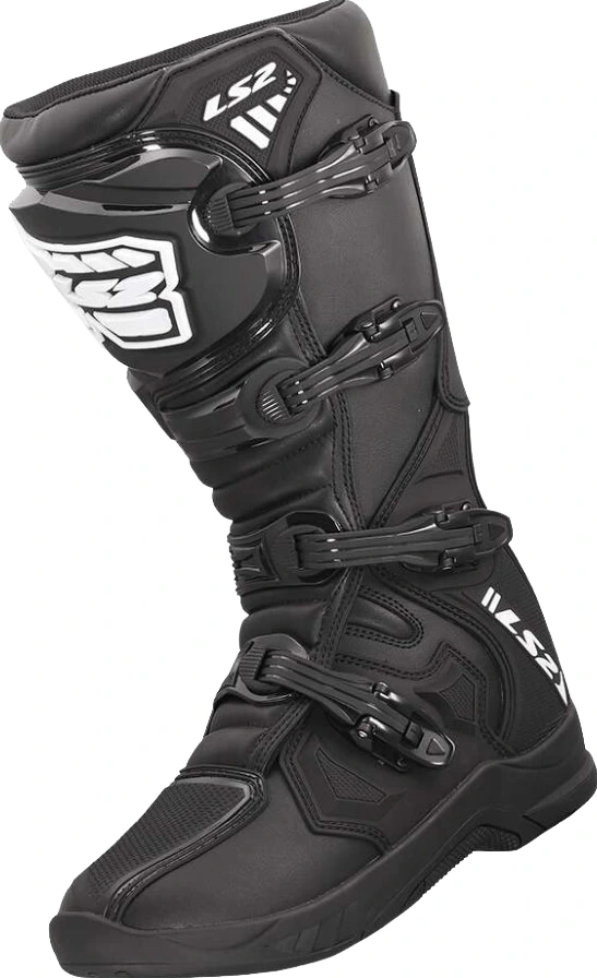 LS2 Raptor Man Boots - 41, Black