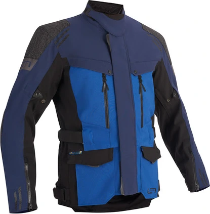 Lindstrands Textile Jacket Storbo Blue Black 48