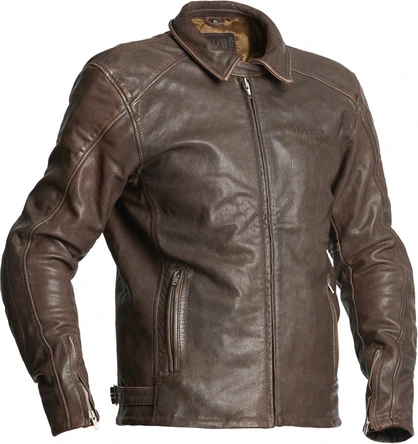Halvarssons Leather jacket Trenton Brown