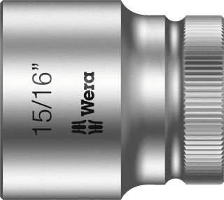 Wera Zyklop 1/2" socket - US sizes 15/16"