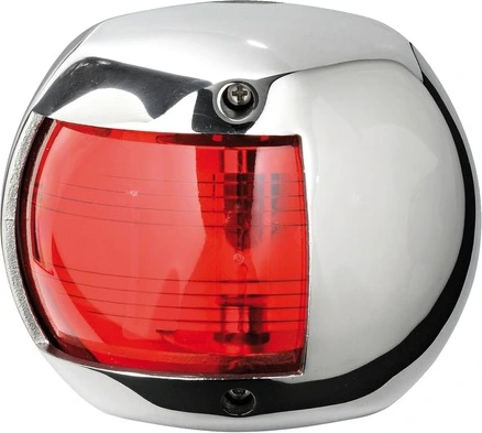 Classic 12 navigation light SS - red