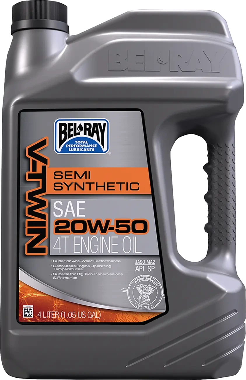 OIL VTWIN SEMI 20W50 4L
