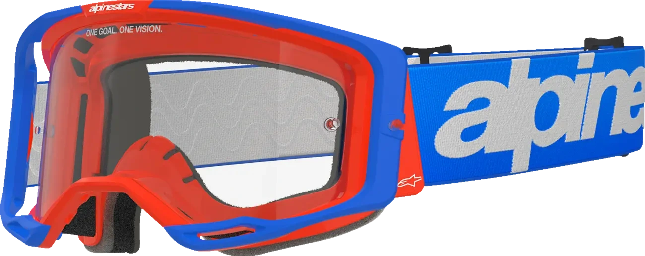 GOGGLE VISION 8 WORDMARK BL/OR CLEAR