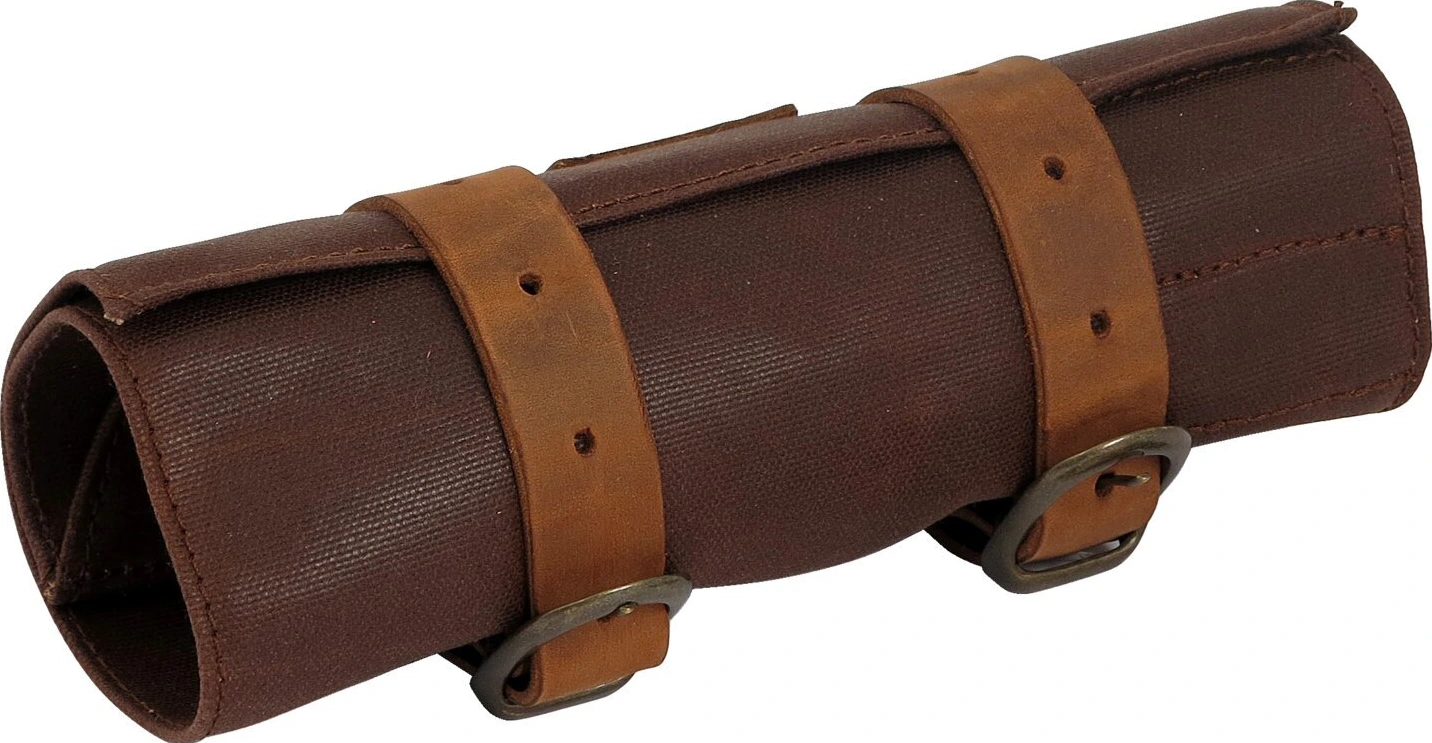 Longride, toolroll waxed cotton, Brown
