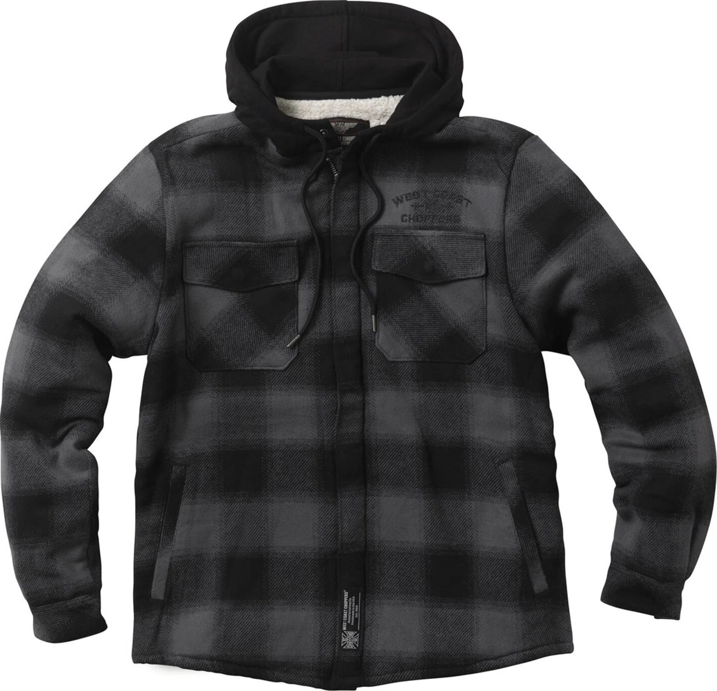 WCC Hell Bent Flannel jacket, charcoal, Black, S