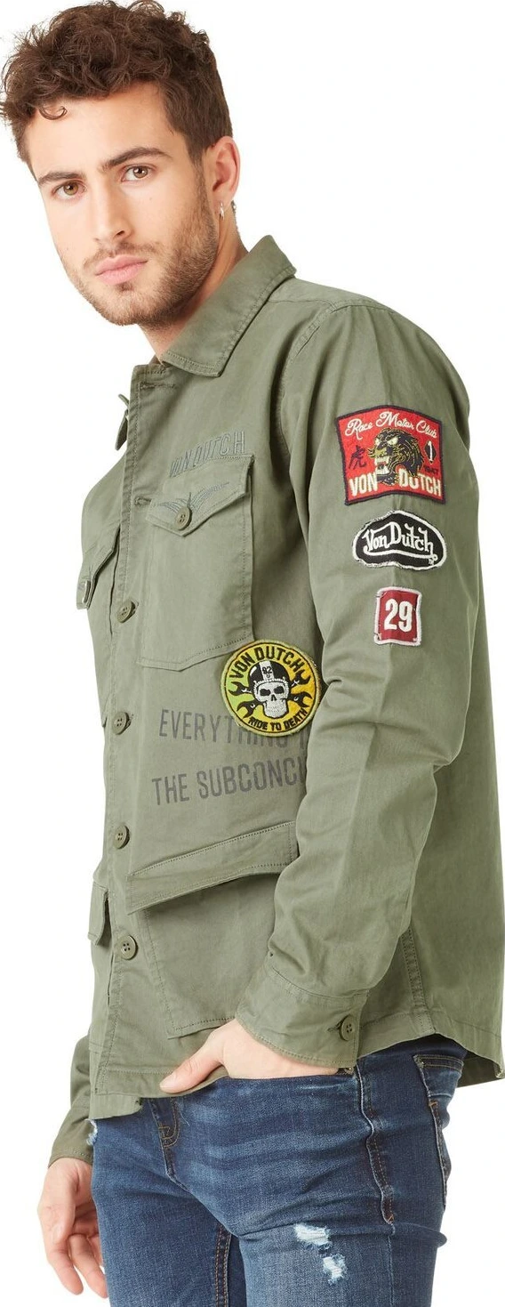 Von Dutch Rebel shirt green