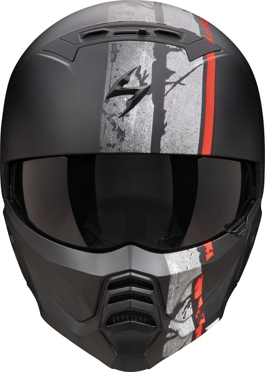 Scorpion Exo-Combat II Lord matt black/red, S