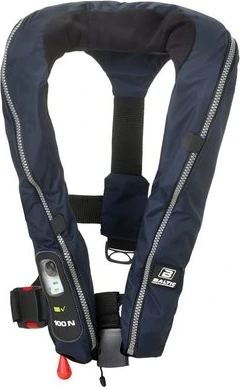 Baltic Compact 100 manual inflatable lifejacket navy 30-110kg