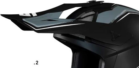 SHOT Visor Lite Prism Black White Matt