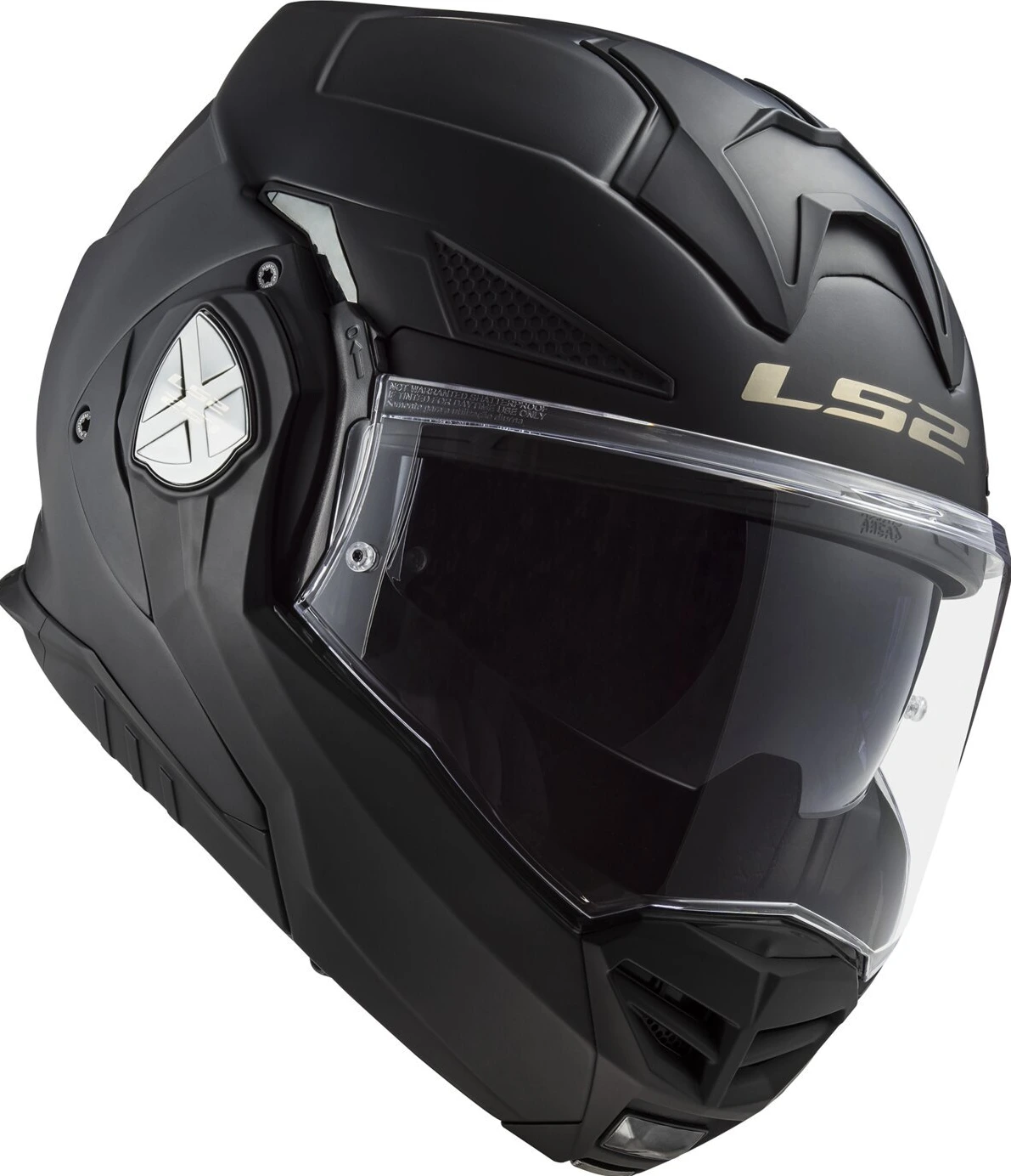 LS2 Advant X helmet, solid Black, Black, S, matt