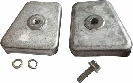 Anode alu Gearcase Johnson/Evinrude 20-35HP