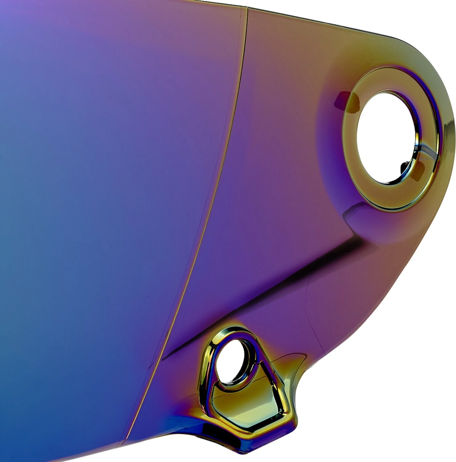 Biltwell Lane Splitter Gen-2 stiklas rainbow mirror, rainbow Mirror, Mirror, Smoke