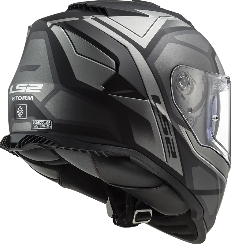 LS2 FF800 STORM II FASTER helmet - 3XL, Matt Titanium