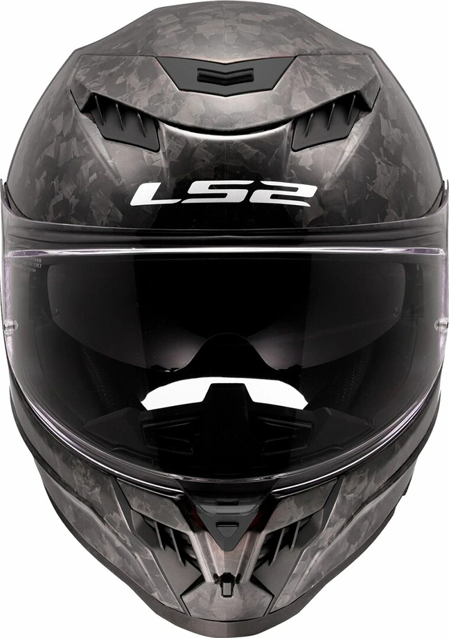LS2 FF807 DRAGON FORGED Helmet - Gloss Carbon, S
