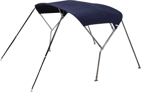 OS SAILBOAT BIMINI STAINLESS STEEL 3 BOW 2.4M-2.7M BLUE