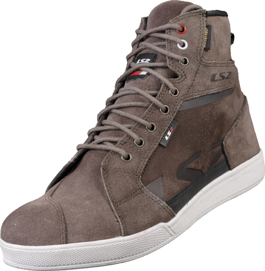 LS2 Downtown Man Waterproof Boots - Taupe, 46