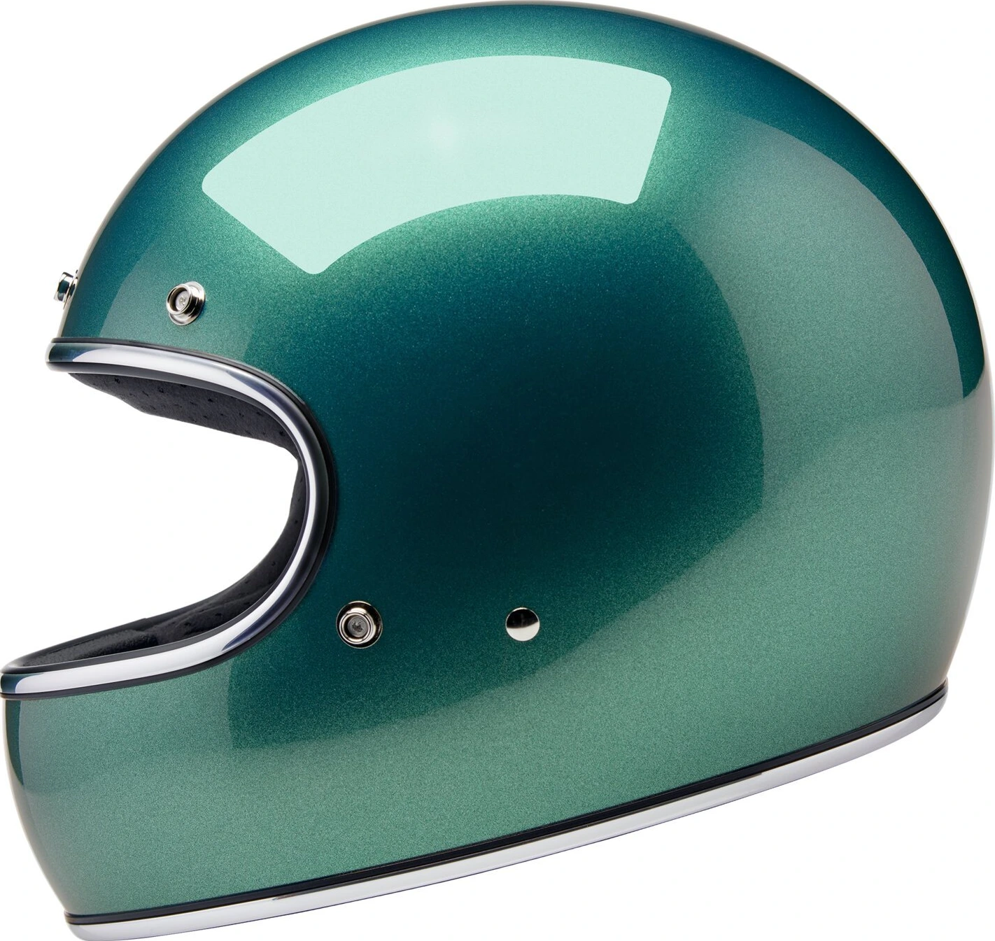 Biltwell Gringo helmet, metallic catalina Green, S, Metallic