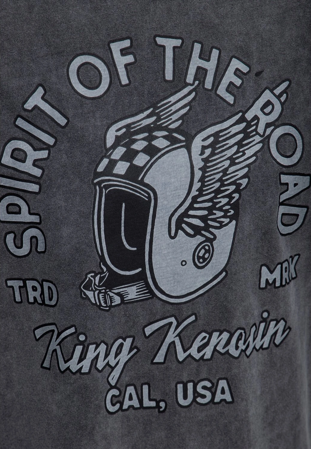 King Kerosin Spirit Of The Road t-shirt, anthracite Gray, 2XL