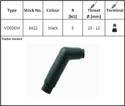 NGK spark plug cover VD05EM