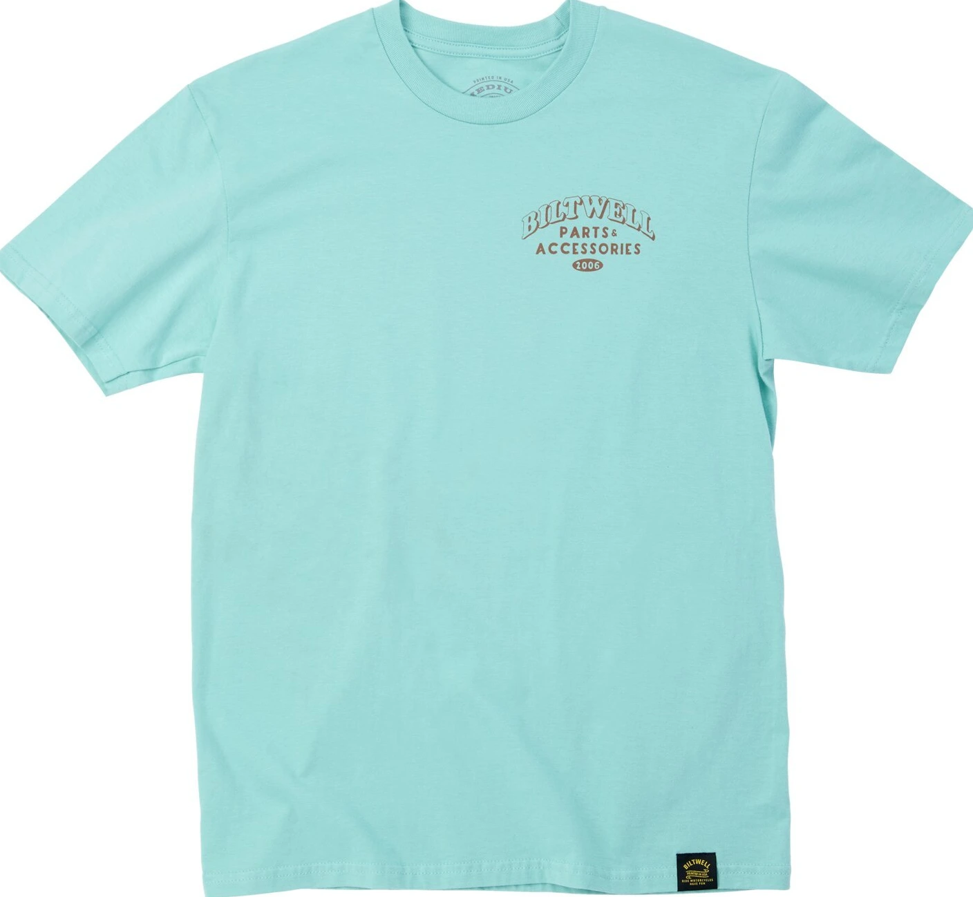 Biltwell Squatch t-shirt chalky mint, Blue, S