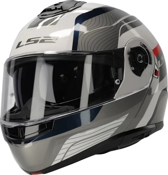 LS2 FF908 STROBE II MONZA helmet - L, White Blue Red
