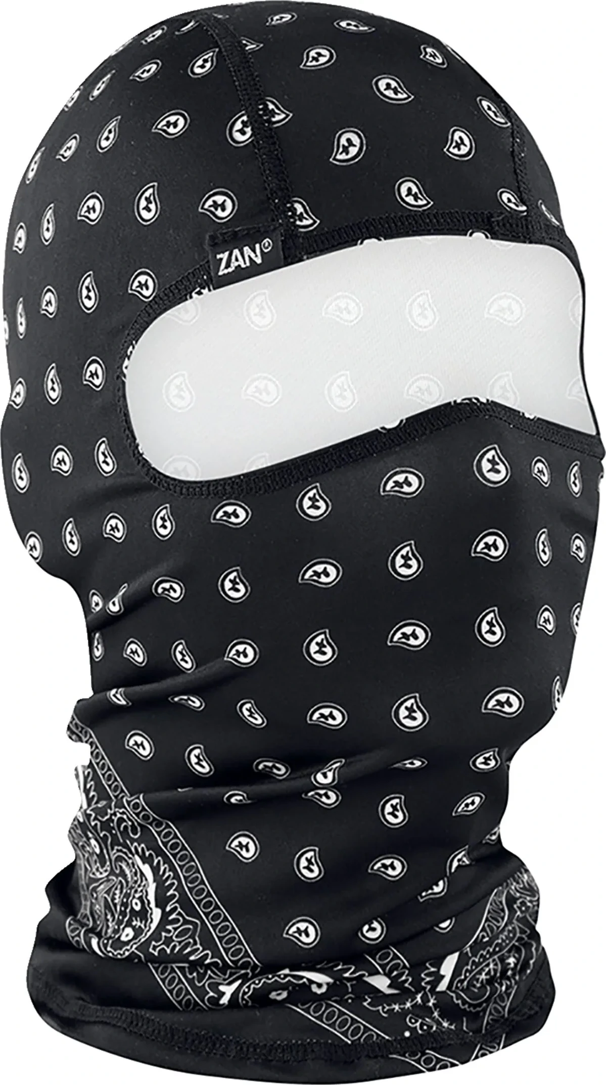 BALACLAVAA POLY BK PAISLEY