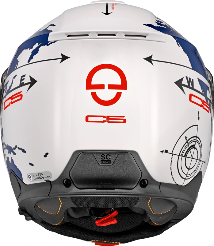 Schuberth Helmet C5 Globe blue, 53 XS