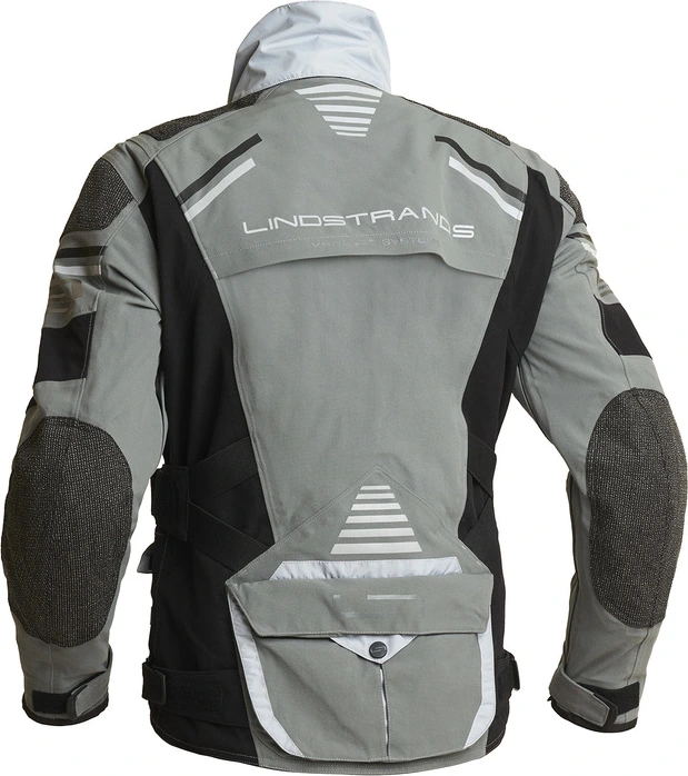 Lindstrands Textile Jacket Sunne Grey/Black 48