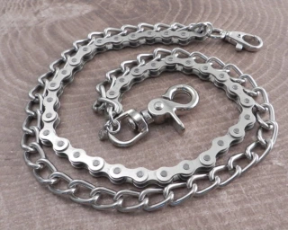 Amigaz Bike Chain & Shackle Double Wallet Chain
