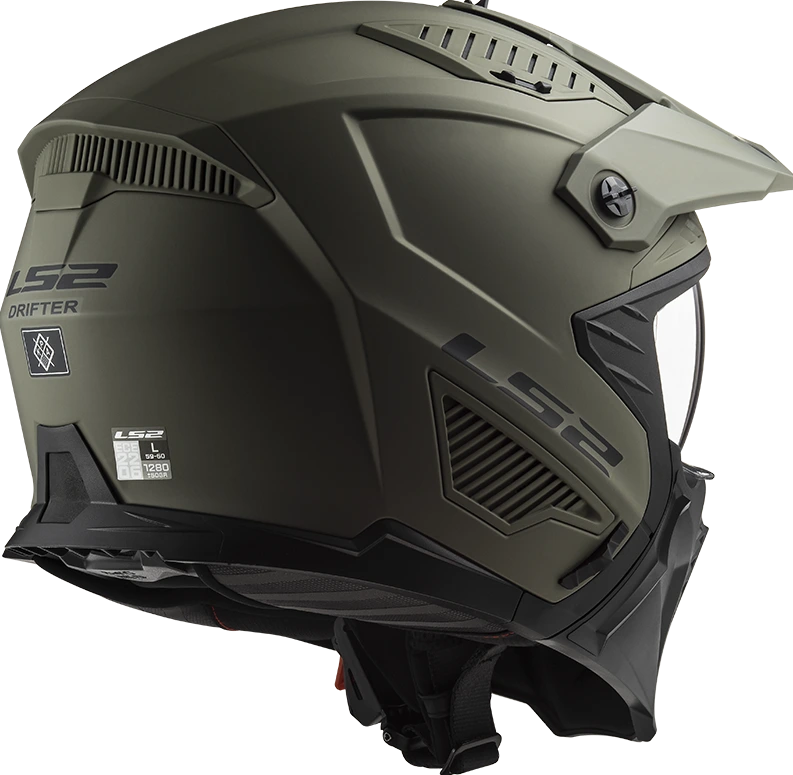 LS2 OF606 DRIFTER Solid helmet - Matt Sand, M