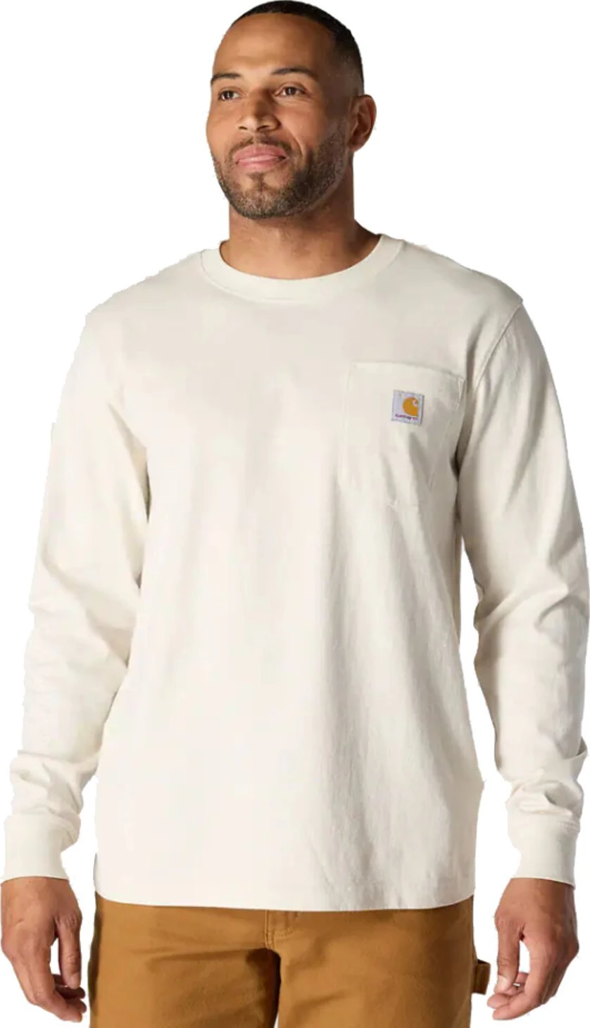 Carhartt Mountain long sleeve malt, White, L