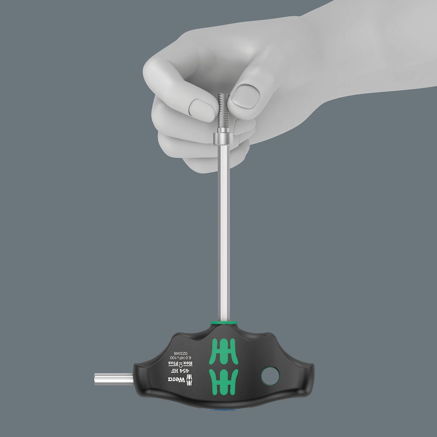 Wera screwdriver set T-handle Hex plus inches, 7 pieces