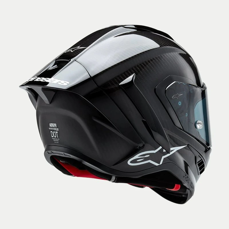 Alpinestars Helmet Supertech R10 Black/Carb, XS
