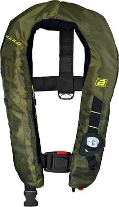 Automatinė pripučiama gelbėjimosi liemenė Baltic Mako, žalia, 40-150kg
