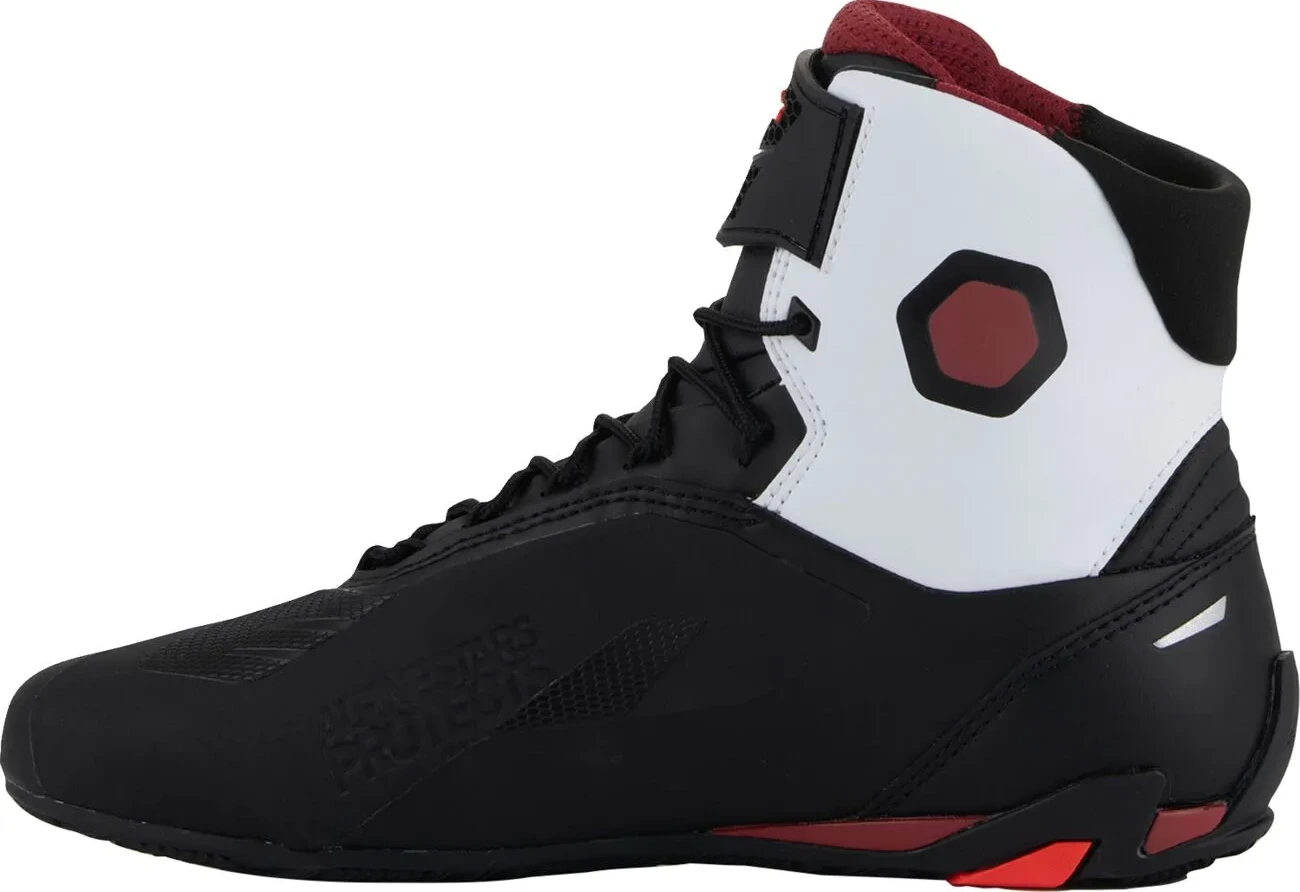 SHOES FASTER-4 BK/WH/DK RD 7