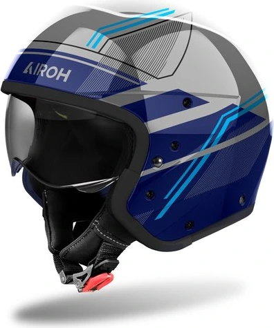Airoh Helmet J 110 Slim Blue Gloss, L