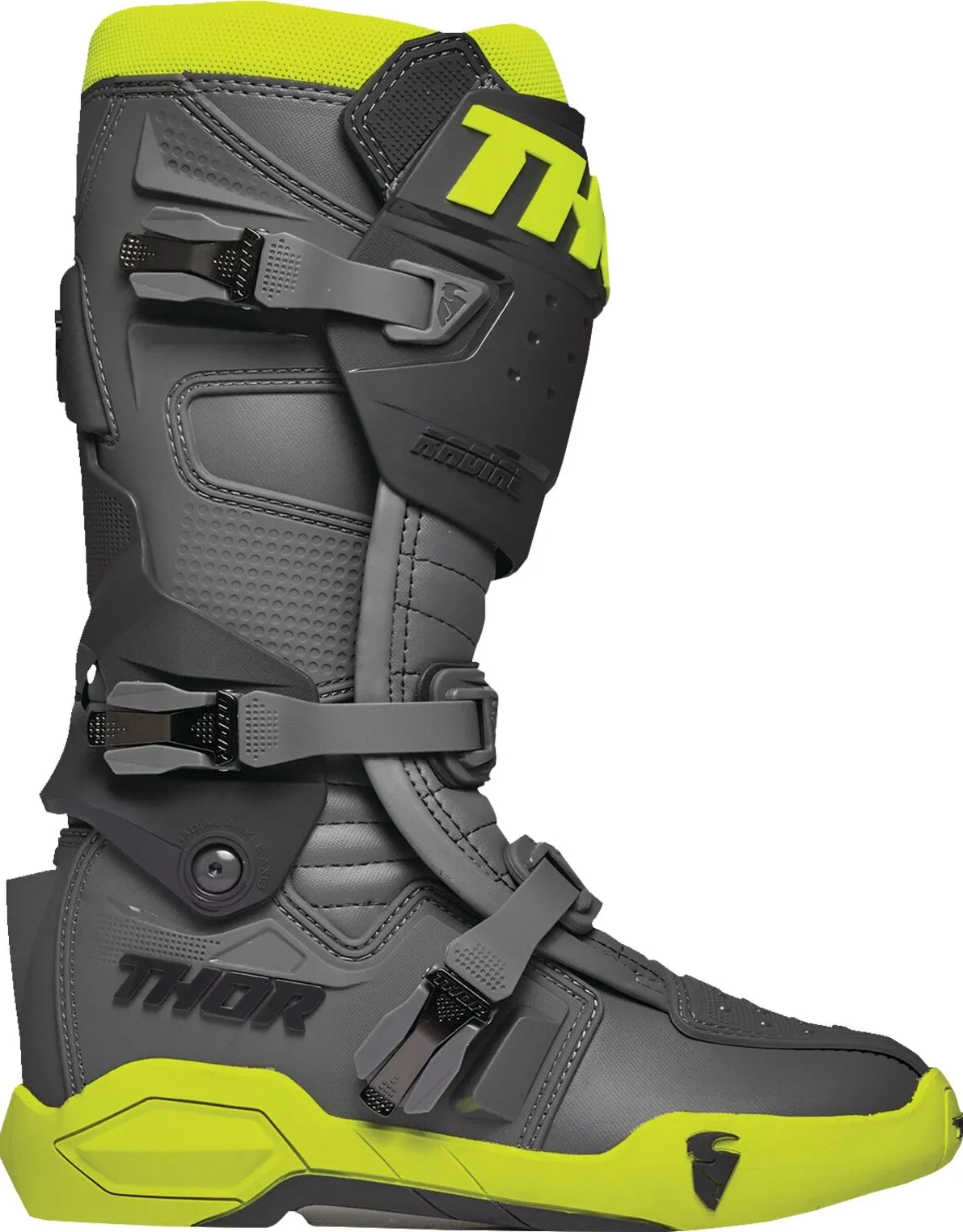 BOOT RADIAL GY/FLO YL 10