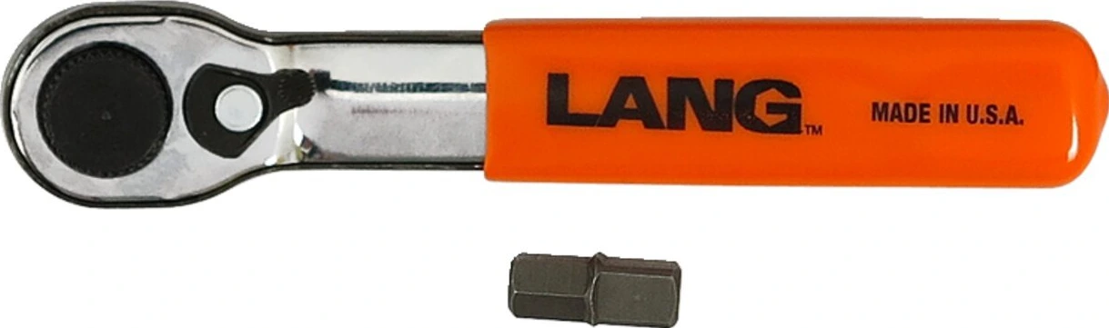Lang Tools, мини храповой ключ для бит. Мелкий зуб, 110 мм