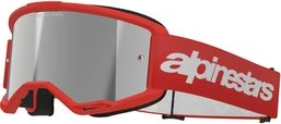 Alpinestars Goggle Vision 3 WORDMARK Red/ Mirror SILVER